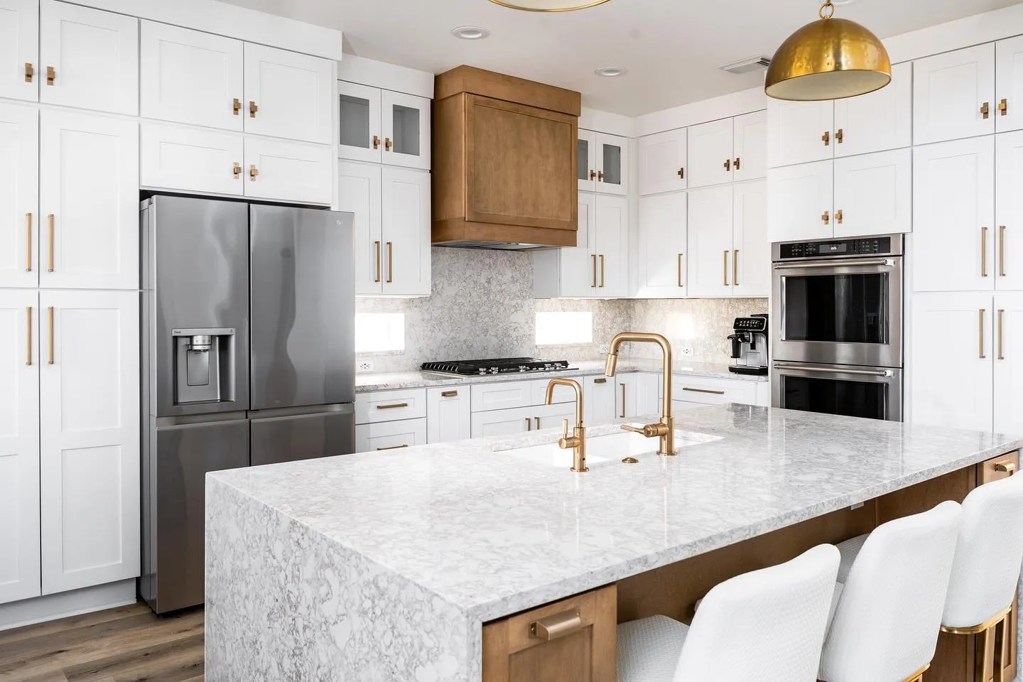 How a Waterfall Island Can Fit in Your Kitchen Design
