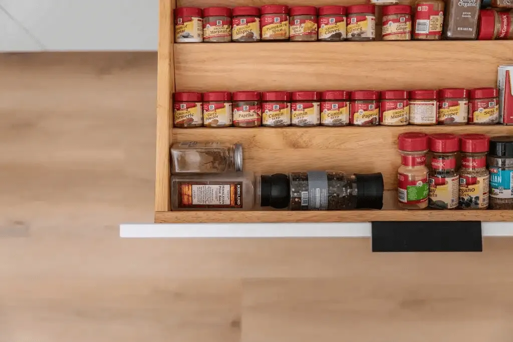 Pull down spice racks Cabinet IQ