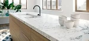 White Sink Mixed with Wood