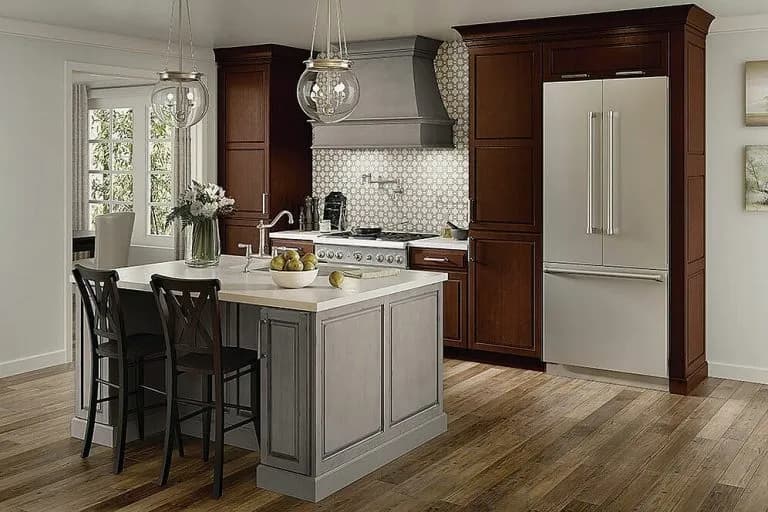 Cabinets Aged River Rock, Cabinet IQ