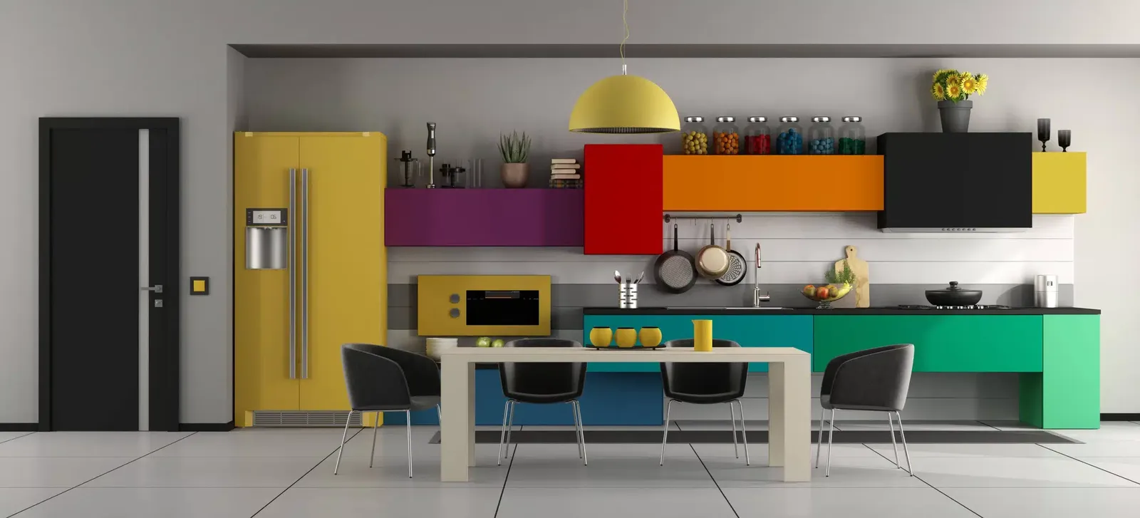 colored kitchen appliances - cabinet iq