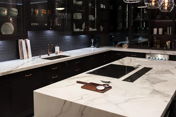 Marble countertops