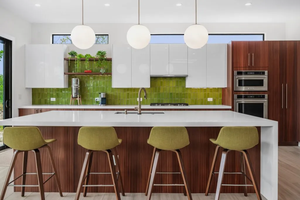 How a Waterfall Island Can Fit in Your Kitchen Design