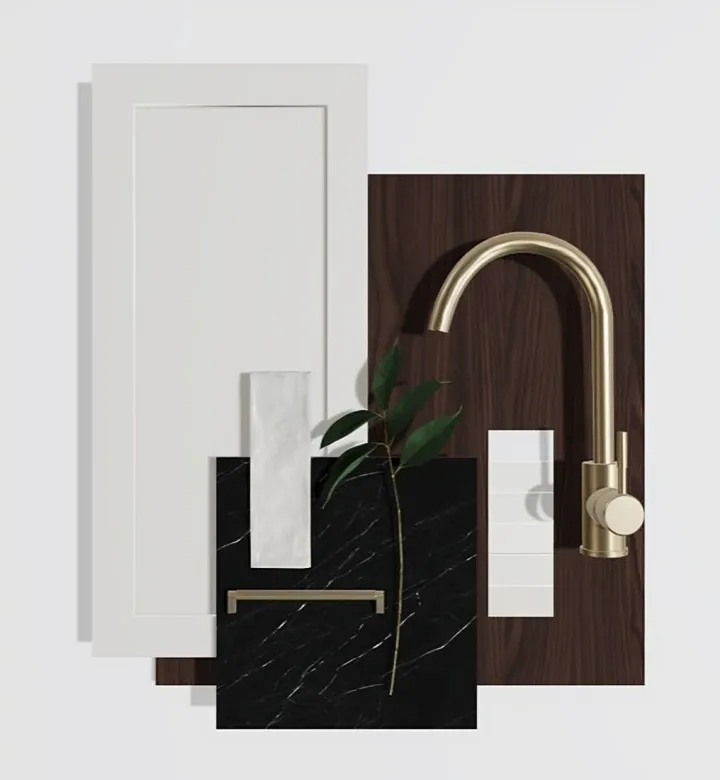 Two-Tone Elegance Cabinet IQ kitchen
