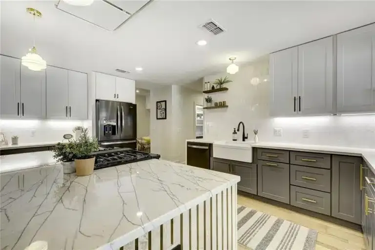 quality materials, granite countertop, cabinet IQ