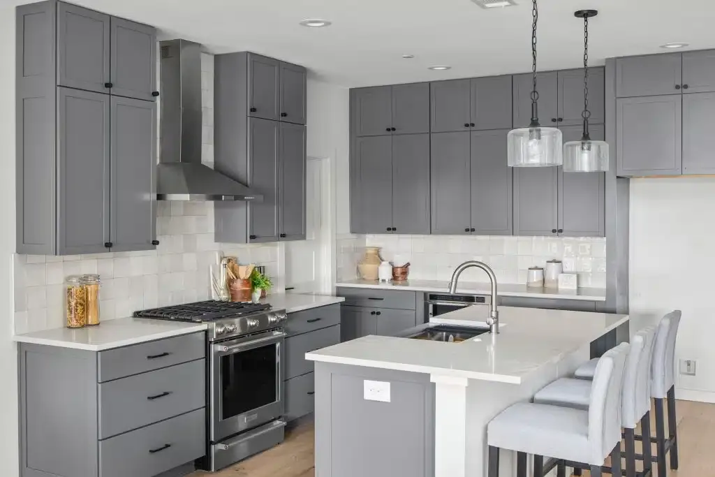 assymetrical kitchen islands by Cabinet IQ