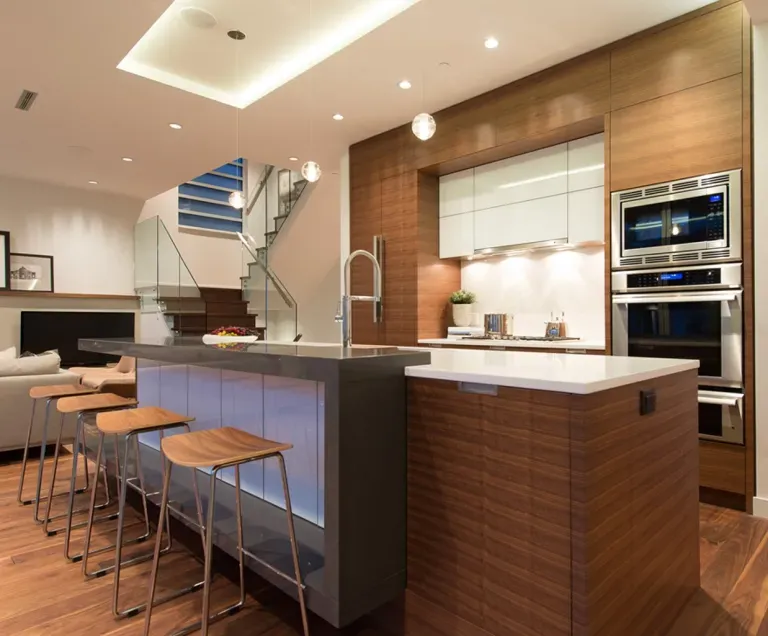 One Wall with Island Kitchen