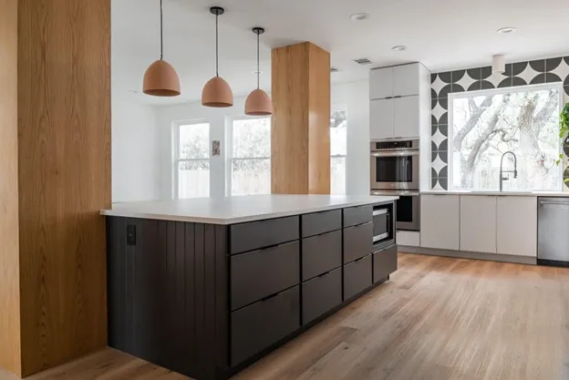 mixed materials and textures kitchen design, Cabinet IQ