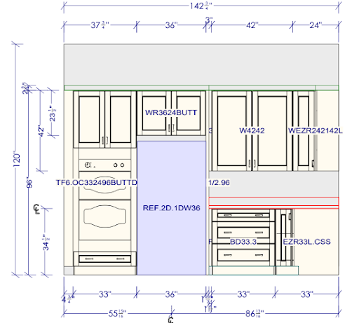 Kitchen design by Cabinet IQ
