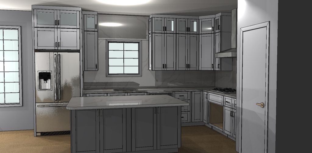 kitchen design plan cabinet iq