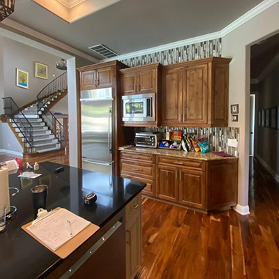 initial kitchen look 2 cabinet iq
