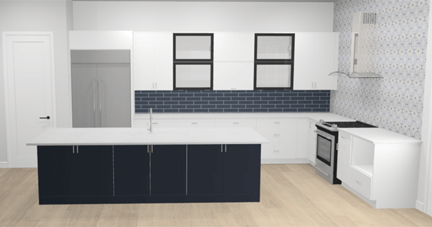 blue beauty design 1 cabinet iq