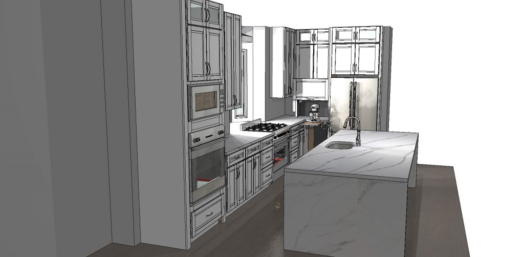 Desiging the kitchen Cabinet IQ