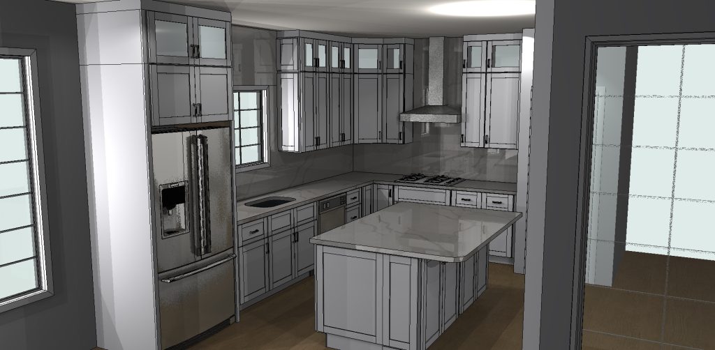 kitchen design plan cabinet iq